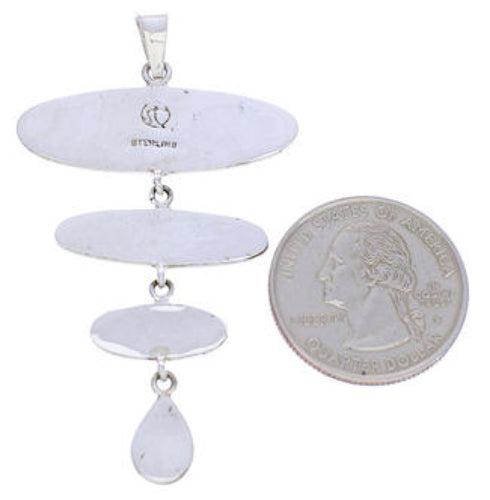 Multicolor Sterling Silver and Turquoise Pendant PX23950