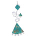 Southwest Silver Turquoise Jewelry Pendant PX24036