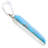 Southwest Turquoise Inlay Sterling Silver Pendant PX24039