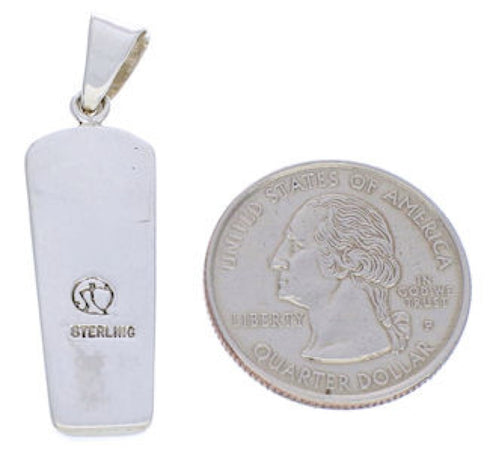 Turquoise Silver Southwest Pendant PX24081