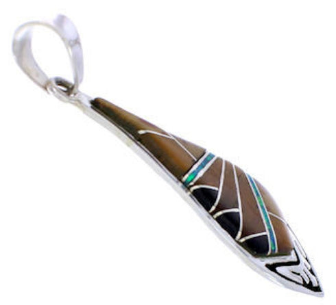 Sterling Silver Multicolor Pendant PX24136