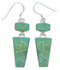 Southwest Turquoise Inlay Hook Dangle Earrings Jewelry EX29522