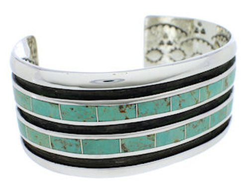 Turquoise Southwest Jewelry Sterling Silver Cuff Bracelet EX27557