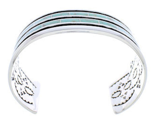 Turquoise Southwest Jewelry Sterling Silver Cuff Bracelet EX27557