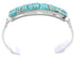 Turquoise Inlay Sterling Silver Jewelry Cuff Bracelet MX27336