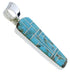 Sterling Silver Turquoise Pendant Jewelry PX30144