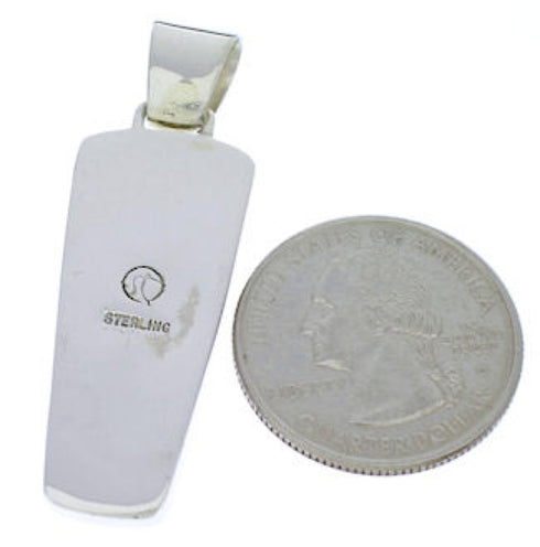 Genuine Sterling Silver Southwest Turquoise Pendant PX30145