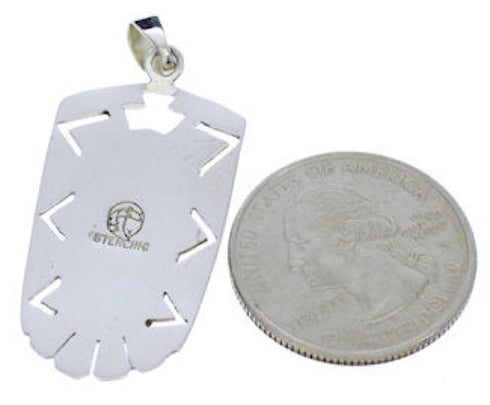 Southwestern Turquoise Inlay Pendant Jewelry PX30164