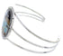 Multicolor Silver Native American Design Cuff Bracelet MX27472