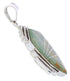 Sterling Silver And Turquoise Jewelry Slide Pendant EX29655