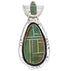 Genuine Sterling Silver Jewelry Turquoise Pendant EX29678