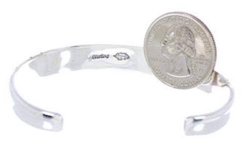 Native American Design Multicolor Sterling Silver Bracelet MX27564