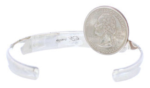 Multicolor Native American Village Design Cuff Bracelet MX27592