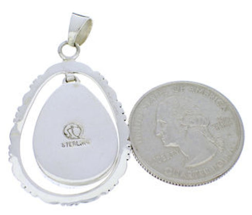 Native American Design Silver Multicolor Pendant Jewelry PX29766