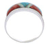 Silver Multicolor Jewelry Wild Fire WhiteRock Ring Size 8-3/4 PX38450