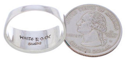 Silver Multicolor Jewelry Wild Fire WhiteRock Ring Size 8-3/4 PX38450