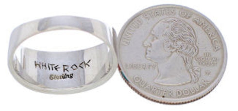 Wild Fire WhiteRock Multicolor Inlay Ring Size 8-1/4 PX38457