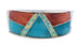 WhiteRock Multicolor Inlay Sterling Silver Size 8-1/2 PX38492