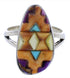 Authentic Turquoise Multicolor Southwest Ring Size 7-1/2 JX37880