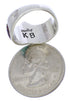 Sterling Silver Multicolor Turquoise Jewelry Ring Size 7-1/4 RS42156