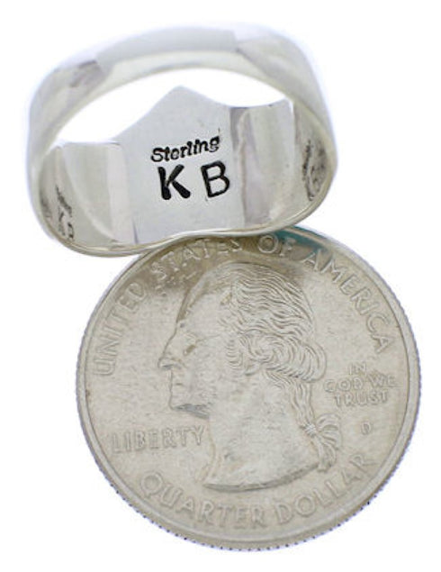 Sterling Silver Multicolor Southwest Ring Size 8-1/2 JX37916