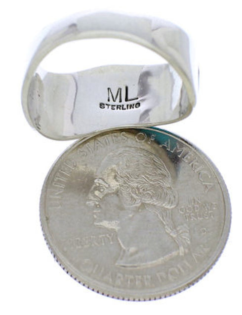 Multicolor Sterling Silver Southwest Ring Size 8-1/2 JX37804