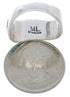 Sterling Silver Southwest Inlay Multicolor Ring Size 6-1/2 JX37812