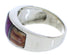 Multicolor Genuine Sterling Silver Ring Size 8-3/4 AS39289