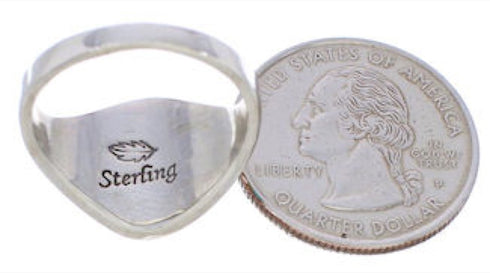 Silver Multicolor Jewelry Southwest Ring Size 7-1/2 GS56618