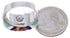Sterling Silver Multicolor Inlay Southwest Ring Size 8-3/4 UX36039