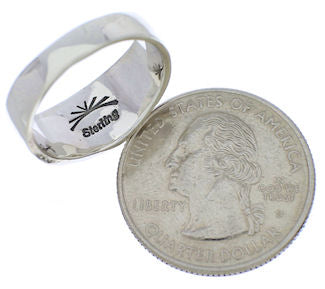 Turquoise Multicolor Sterling Silver Ring Size 7-1/2 EX50985