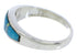 Turquoise Opal Sterling Silver Southwest Ring Size 7-3/4 EX51040