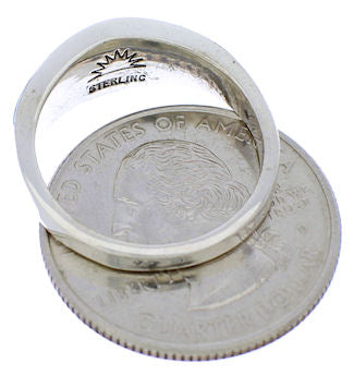 Turquoise And Opal Sterling Silver Ring Size 7-1/2 EX51058