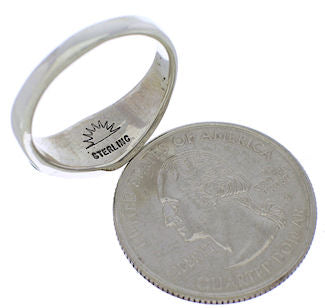 Mojave Turquoise And Opal Sterling Silver Ring Size 7-3/4 EX51072