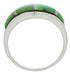 Southwest Mojave Turquoise Opal Silver Ring Size 6 EX51079
