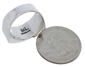 Multicolor Turquoise And Sterling Silver Ring Size 6-1/2 AS41366