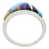 Silver Multicolor Southwest Ring Size 7-1/2 JX37987