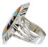 Multicolor Southwest Authentic Sterling Silver Ring Size 6-3/4 JX38187