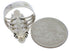 Multicolor Southwest Sterling Silver Ring Size 8-3/4 JX38214