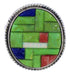 Multicolor Southwest Genuine Sterling Silver Ring Size 7-3/4 JX38283