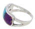 Multicolor Sterling Silver Southwestern Ring Size 8-3/4 CX50706