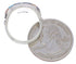 Authentic Silver Multicolor Southwestern Ring Size 5-1/2 CX50761