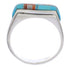 Sterling Silver Multicolor Southwest Jewelry Ring Size 9-3/4 CX50788