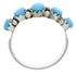Sterling Silver And Turquoise Zuni Ring Size 6-1/2 SX110154
