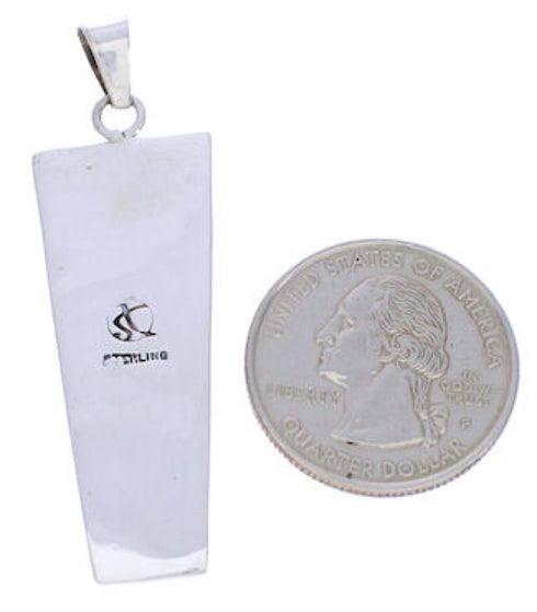 Genuine Sterling Silver And Multicolor Slide Pendant EX30699