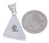 Multicolor Native American Village Design Silver Pendant EX30719