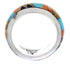 Sterling Silver Multicolor Turquoise Jewelry Ring Size 5-3/4 RS38408