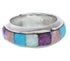 Multicolor Southwest Jewelry Ring Band Size 5-1/4 GS56727