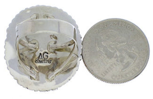 Oyster Shell Southwest Ring Size 8-1/4 EX43738