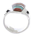 Sterling Silver Southwestern Multicolor Ring Size 6-1/4 EX61096